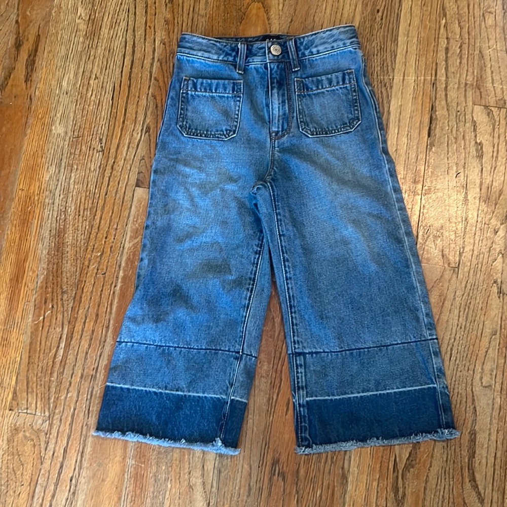 GAP, high rise, wide leg, crop